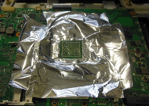 Снятие чипа при ремонте Asus X52D